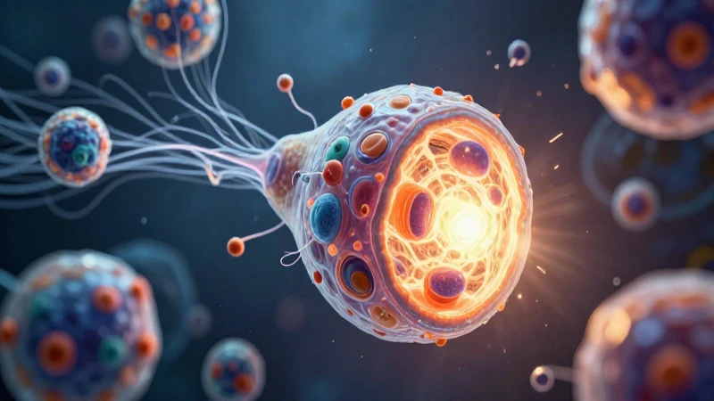 Célula vibrante con oxígeno y energía lumínica