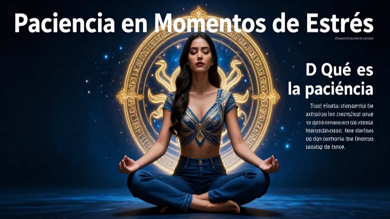 Mujer mexicana medita: el poder de la paciencia