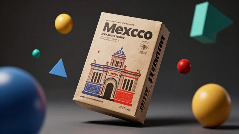 Paquete ecológico con diseño mexicano y estilo dinámico