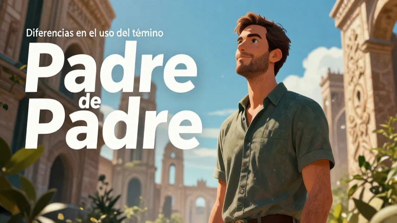 Padre: Definición y concepto en la religión explicados 5 Ilustración conceptual de padre y religión