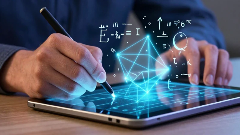 Soluciones completas para la Página 134 de Matemáticas 1 de Secundaria 3 Solucionando ejercicio con tablet y hologramas