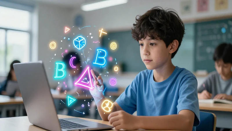 Despeja dudas y triunfa en matemáticas con la página 143 del libro 3 Estudiante brillante con símbolos matemáticos vibrantes