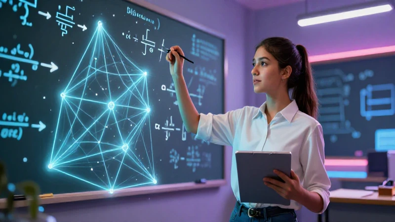 Estudiante resolviendo ecuaciones en entorno dinámico