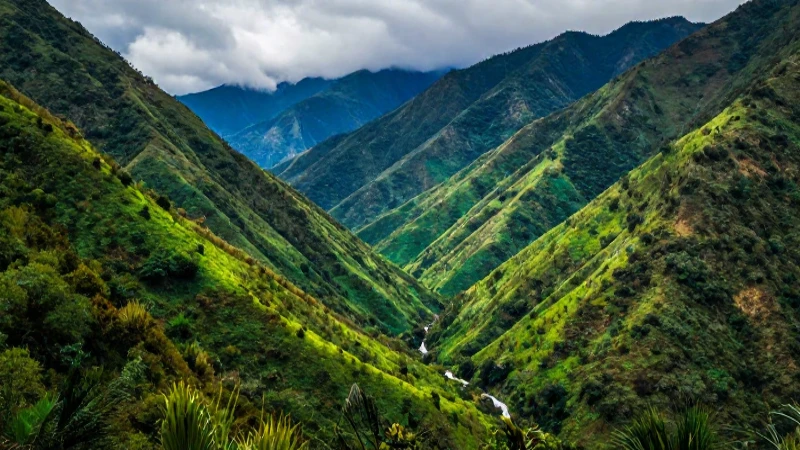 Paisaje mexicano vibrante de alta calidad