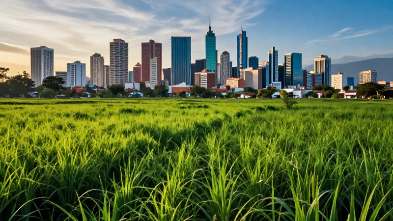 Contrast entre naturaleza y ciudad