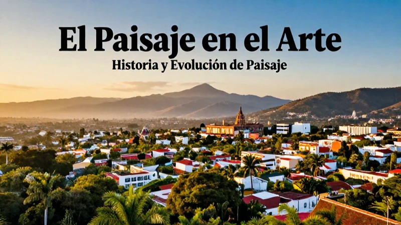 Paisaje: Concepto y Diferentes Acepciones Explicadas 4 Arte vibrante del paisaje mexicano moderno