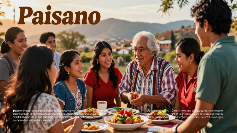 Estudio de paisano en contextos diversos y detallados