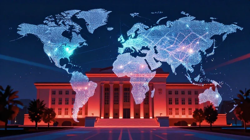 Arquitectura monolítica con red global