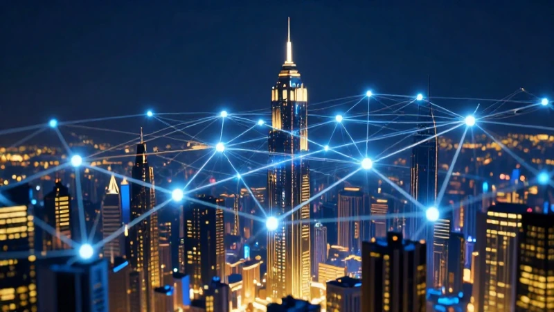 Conoce los países con mayor desarrollo económico y su impacto global 3 Futurista ciudad digital con conexiones doradas y azules