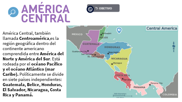 Paises de América Central: características y diversidad 2 paises de america central caracteristicas y diversidad 2