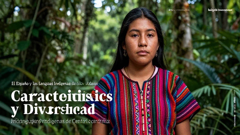 Diversidad lingüística centroamericana ilustrada profesionalmente