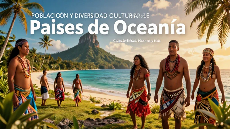 Población y culturas vibrantes de Oceanía