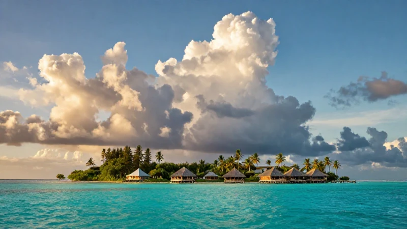 Isla polinesia serena contra retos modernos