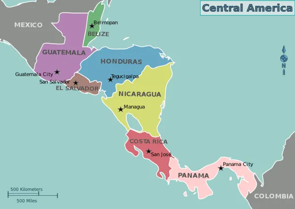 paises y capitales de america del norte guia completa