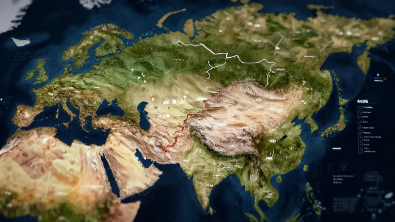Países y capitales de Asia: lista actualizada y completa 5 Mapa educativo de países y capitales de Asia
