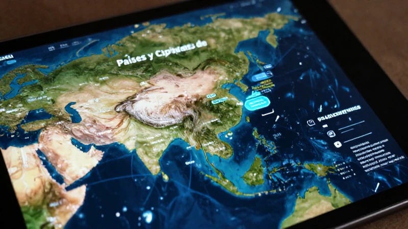 Países y capitales de Asia: lista actualizada y completa 4 Organización visual de capitales asiáticas