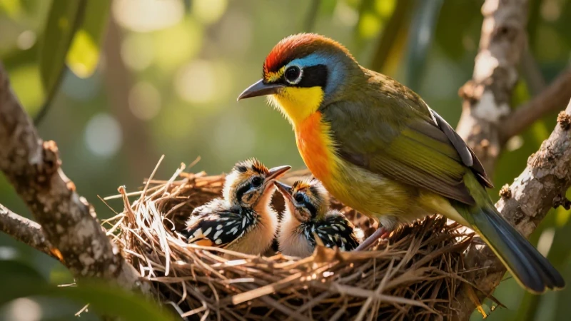 Pájaro: definición, características y usos que debes conocer 5 Cuidado de crías de pájaro en hábitat tropical