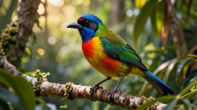 Pájaro: definición, características y usos que debes conocer 3 Pájaro tropical vibrante en selva mexicana