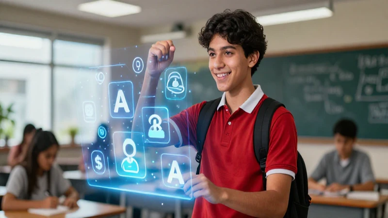 Estudiante mexicano aprende nuevas profesiones