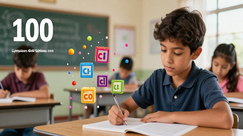 Ilustración educativa sobre el aprendizaje de palabras