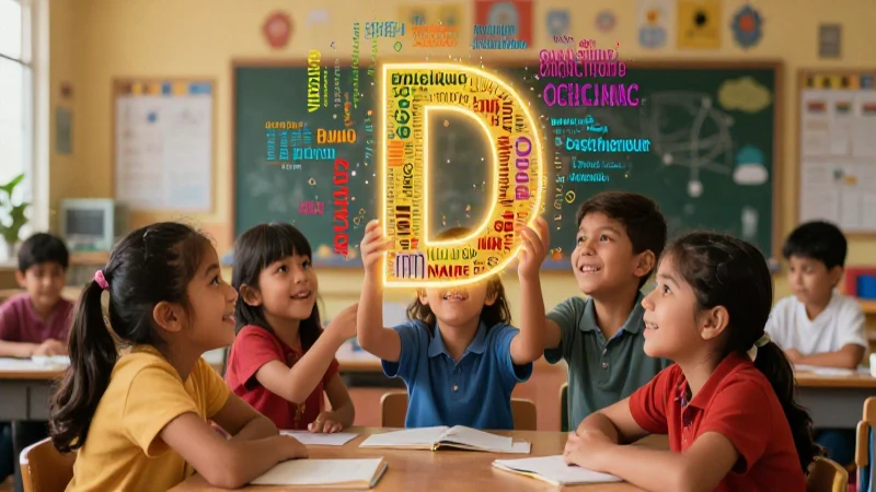Palabras con D: 100 Ejemplos de Palabras con la Letra D 8 Niños mexicanos entusiastas y aprendizaje visual dinámico