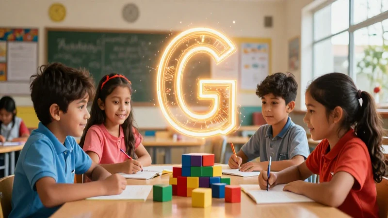 Niños mexicanos aprenden en ambiente escolar dinámico