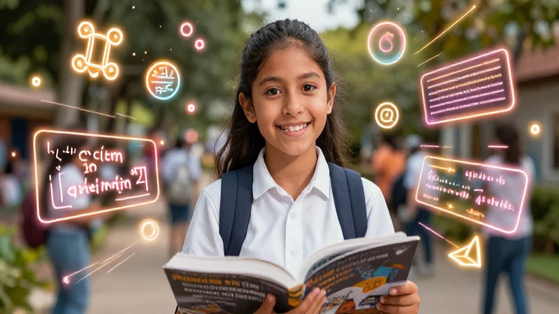 Me das 100 ejemplos de palabras con las sílabas la, le, li, lo y lu 5 Estudiante sonriente en diseño educativo moderno