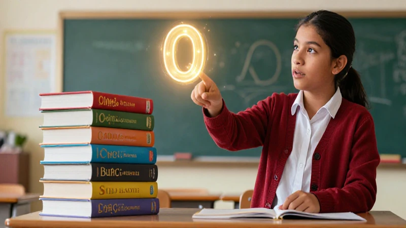 Profesora mexicana moderna con concepto educativo