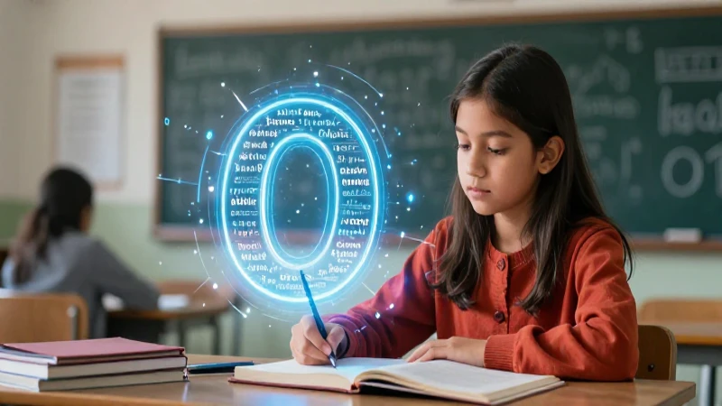Ilustración digital educativa sobre palabras con O
