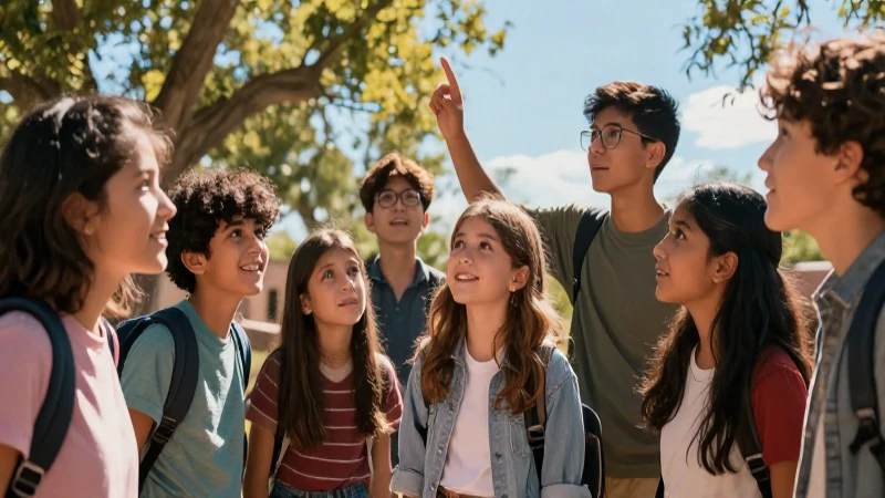 Colaboración educativa vibrante y dinámica