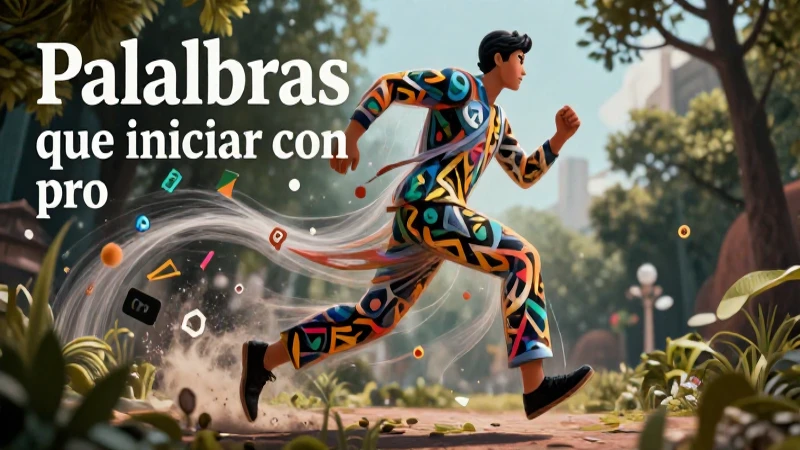 Portada vibrante: académico dinámico rodeado de letras
