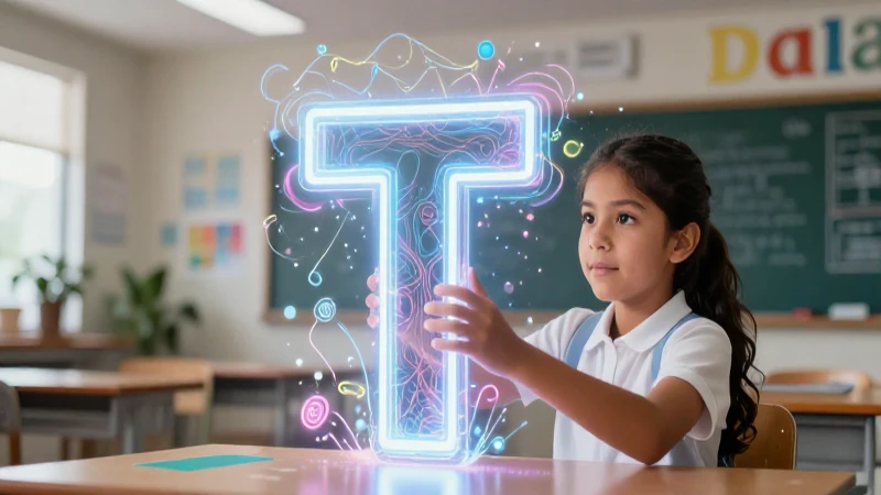 Ilustración educativa de palabras que inician con T