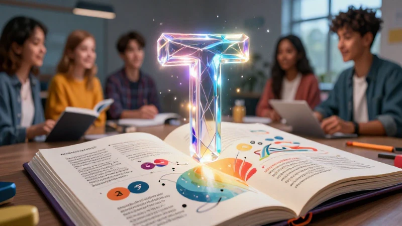 Ilustración educativa vibrante sobre el aprendizaje