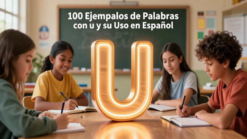 Recursos para dominar la U en español