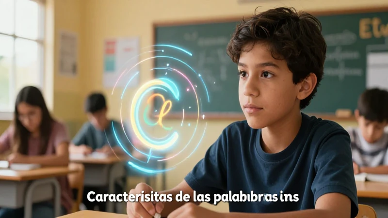 Estudiante mexicano aprende sobre palabras esdrújulas
