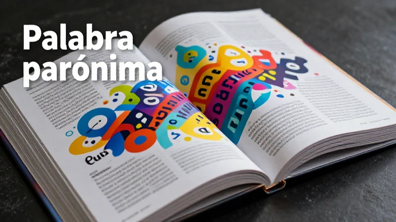 Guía visual de recursos sobre palabras parónimas