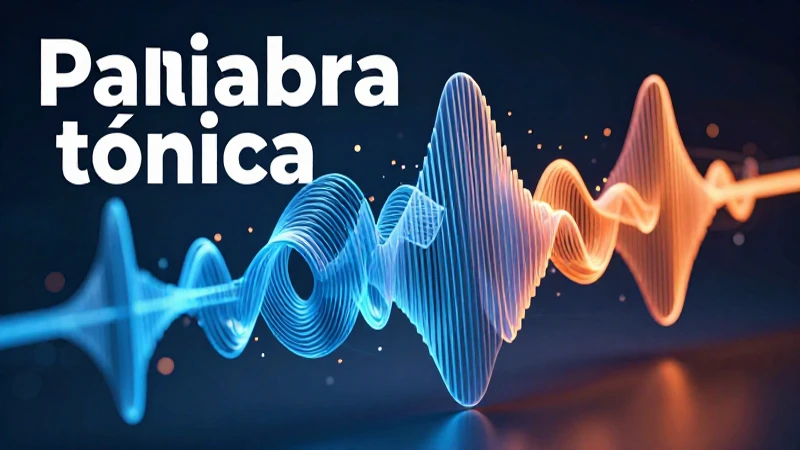 Ilustración dinámica sobre la sílaba tónica