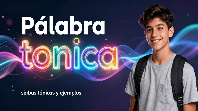 Identifica la sílaba tónica con bloques visuales