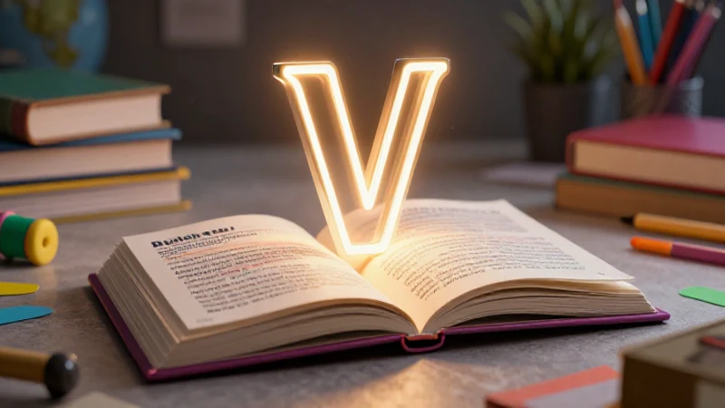 Reglas y ejemplos de palabras con la letra V