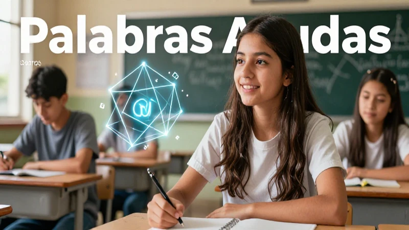 150 ejemplos de palabras agudas con diseño educativo