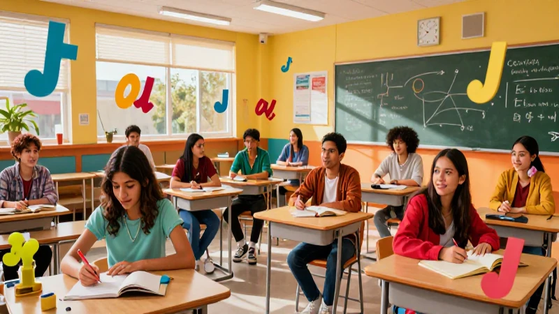 Portada educativa de clase moderna en México