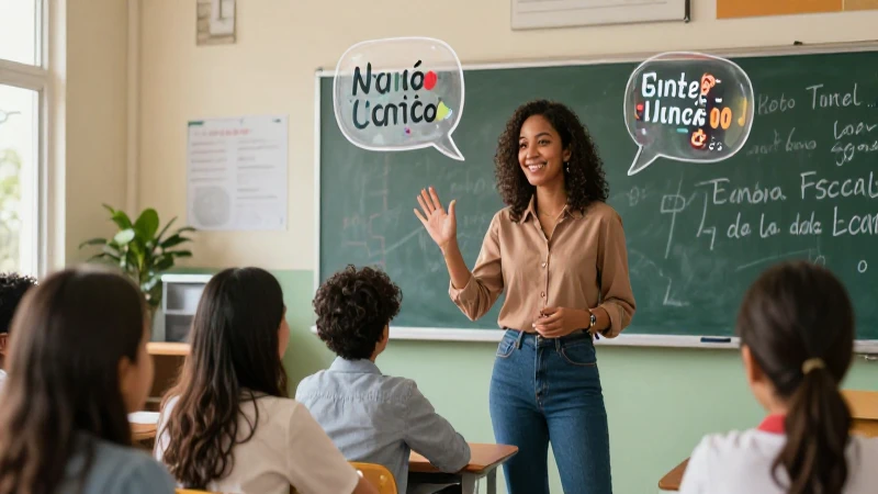 Educación vibrante y moderna en español