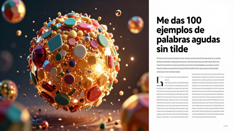 Conclusión sobre ejemplos de palabras agudas