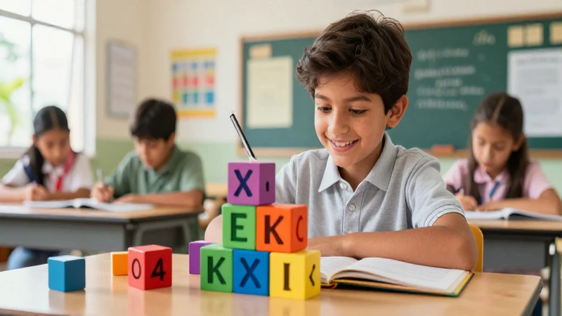 Palabras Compuestas: 100 Ejemplos para Practicar y Aprender 6 Estudiante alegre aprende en aula mexicana vibrante