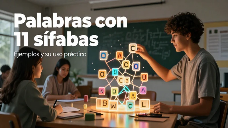 Comparte experiencias con palabras de once sílabas