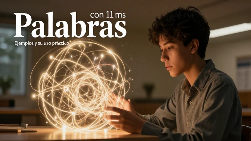 Palabras de once sílabas con ejemplos prácticos