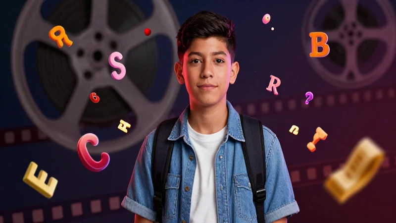 Estudiante mexicano brillante con estética cinematográfica