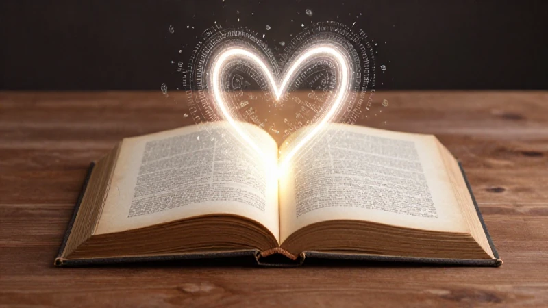Libro antiguo detallado con luz y fragmentos flotantes