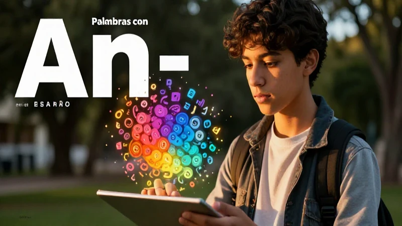 100 Ejemplos de Palabras que Empiezan con 'An-' en Español 5 Guía educativa de palabras que inician con an-