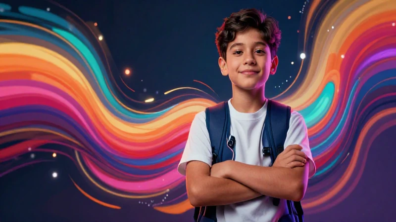 Diseño vibrante y educativo con toque moderno